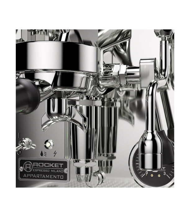 Rocket Espresso Appartamento TCA - New Steel/Black