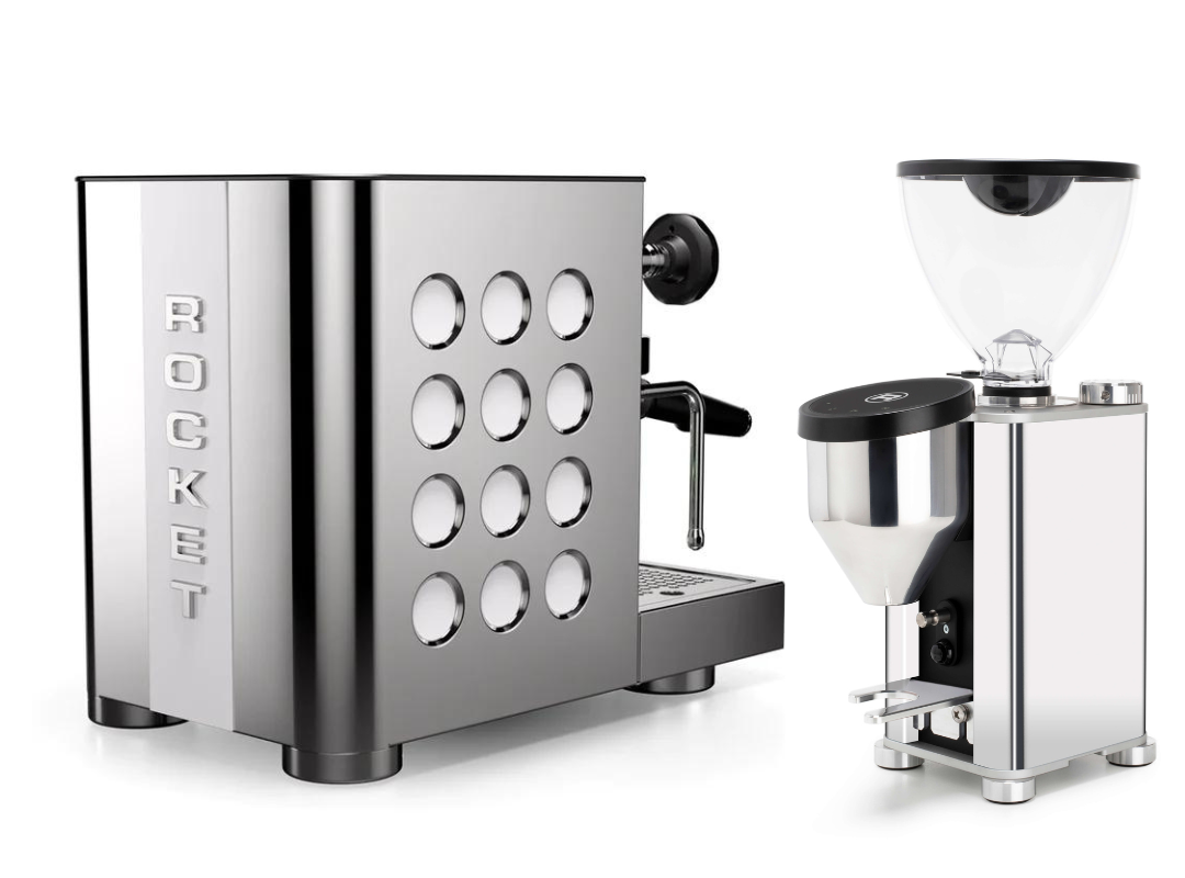 Rocket Espresso Appartamento TCA New Steel/White Giannino