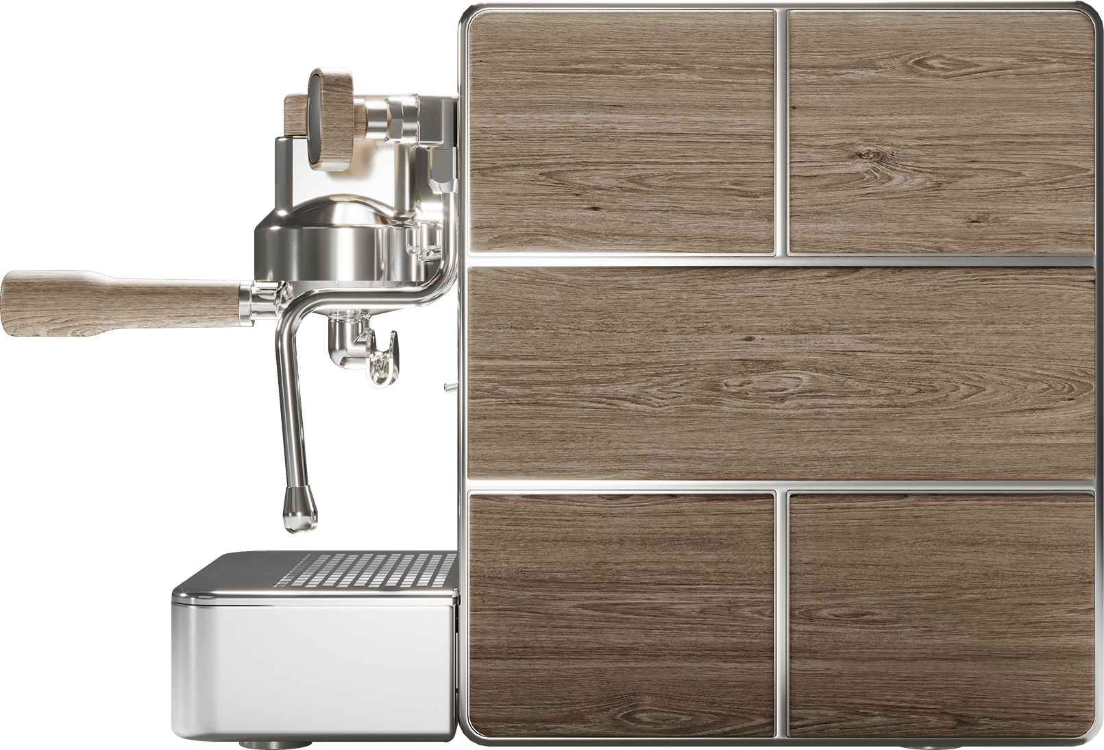 Stone Espresso machine - Premium Wood - UK official dealer