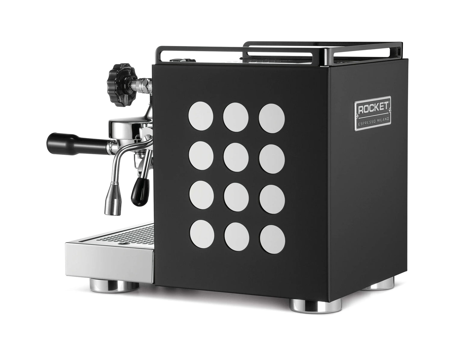 Rocket Espresso Appartamento Serie Nera + Faustino Grinder package offer