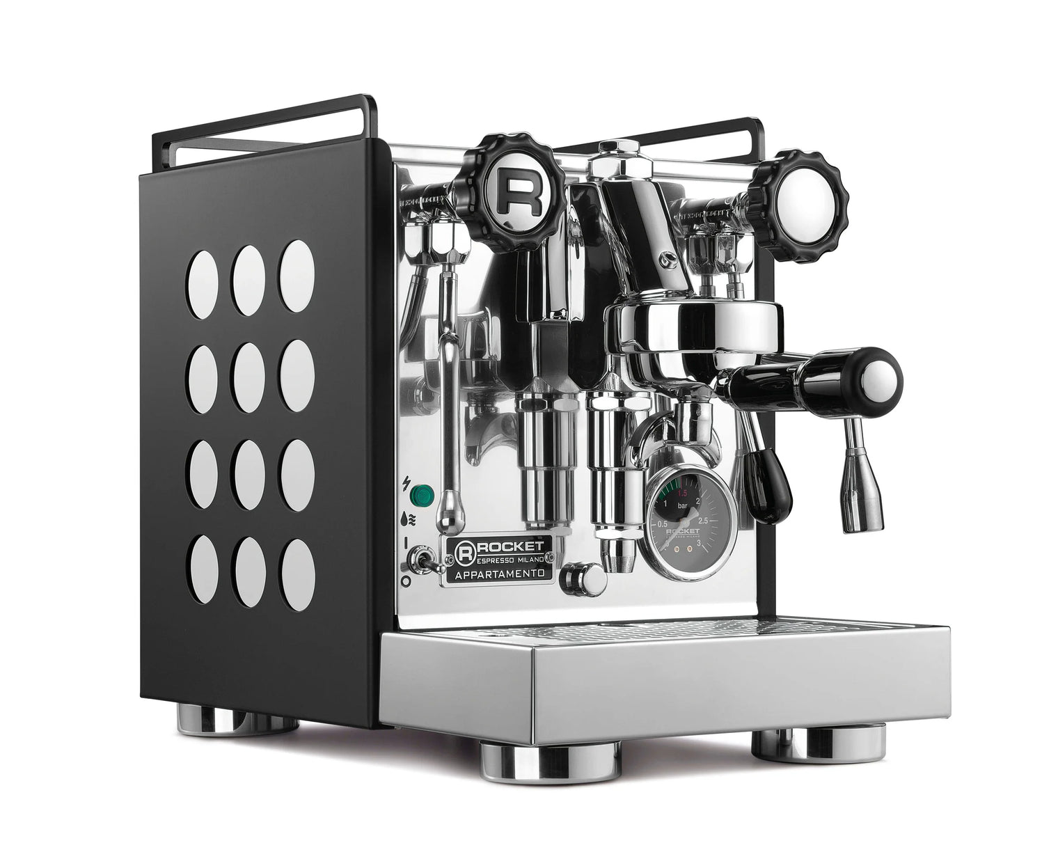 Rocket Espresso Appartamento Serie Nera + Faustino Grinder package offer