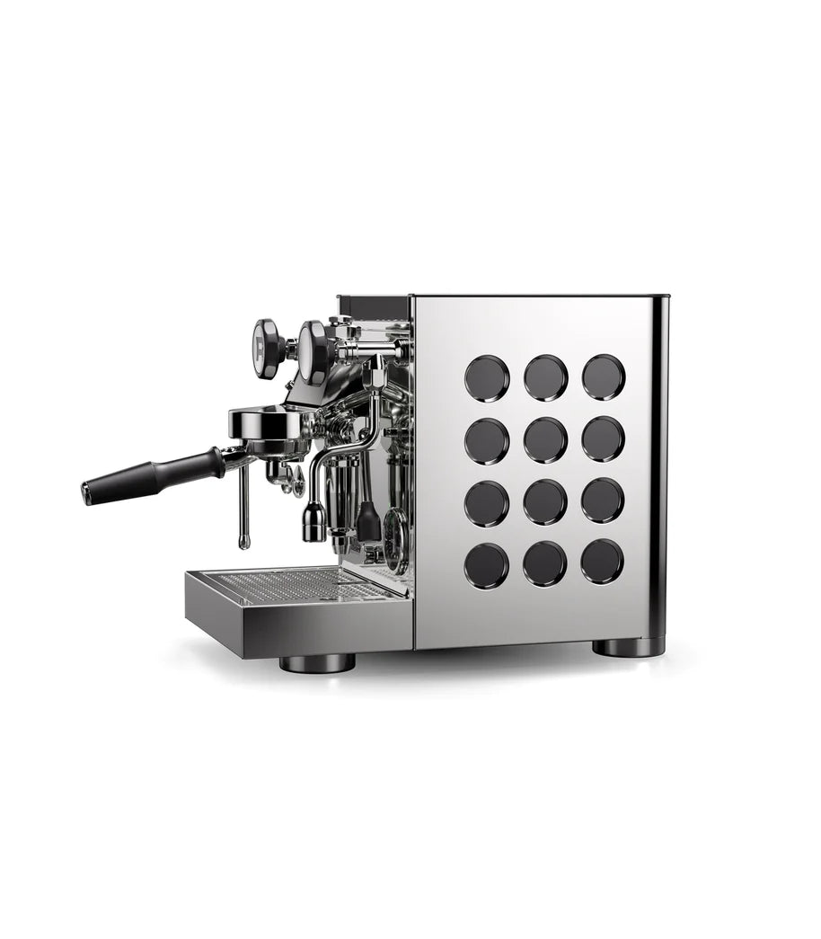 Rocket Espresso Appartamento TCA - New Steel/Black + Giannino Grinder Steel package offer