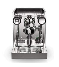 Rocket Espresso Appartamento TCA - New Steel/White + Faustino Chrome Grinder package offer