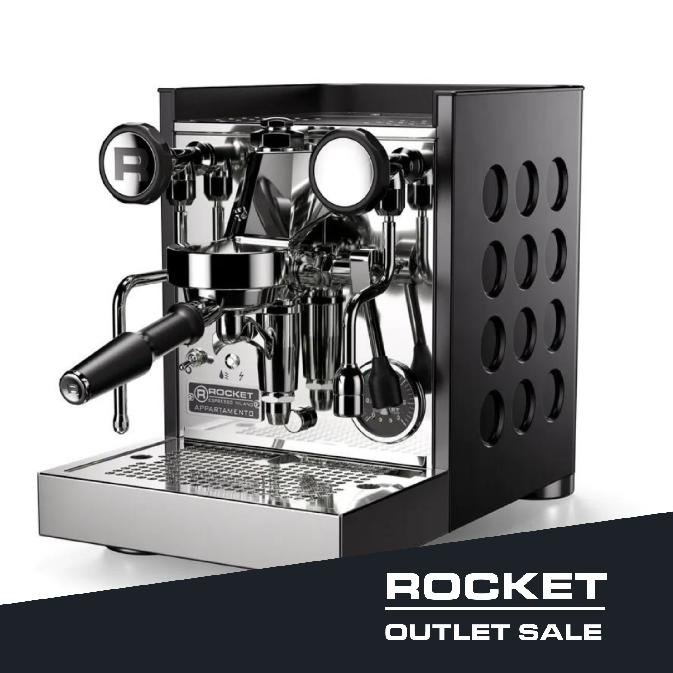 Rocket Espresso Appartamento TCA Outlet - Black/Black