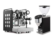 Rocket Espresso Appartamento Serie Nera + Faustino Grinder package offer