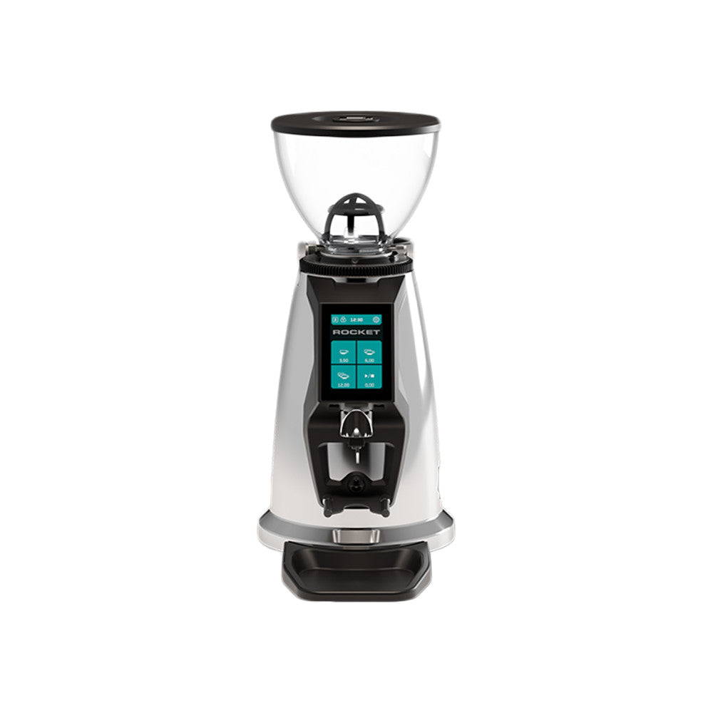 Rocket Espresso Mozzafiato R FAST Chrome + Spluga Grinder package offer
