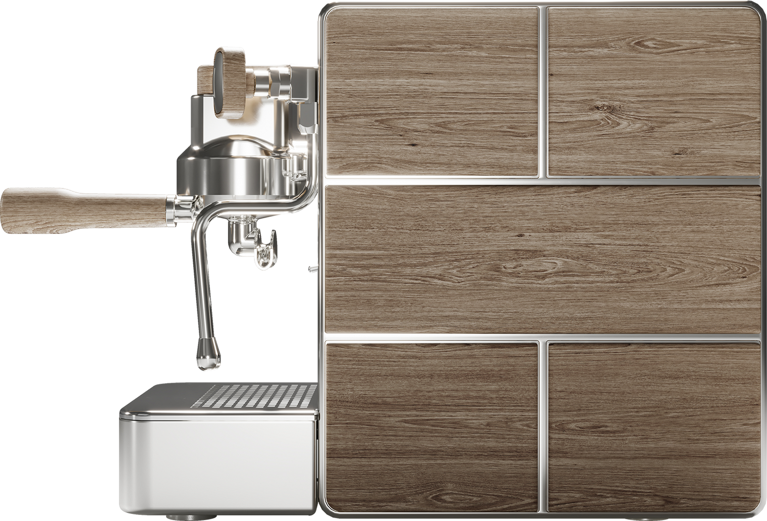 Stone Espresso machine - Premium Wood - UK official dealer